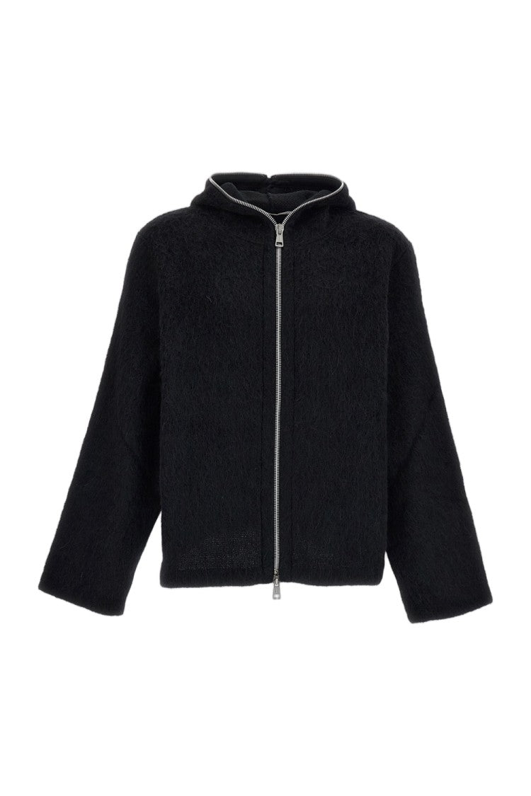 Our Legacy Textured Wool Blend Full Zip Hoodie