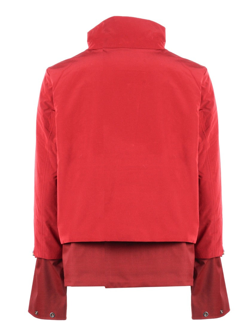 K-Way Isan Wool Nylon Mix Short Padded Jacket