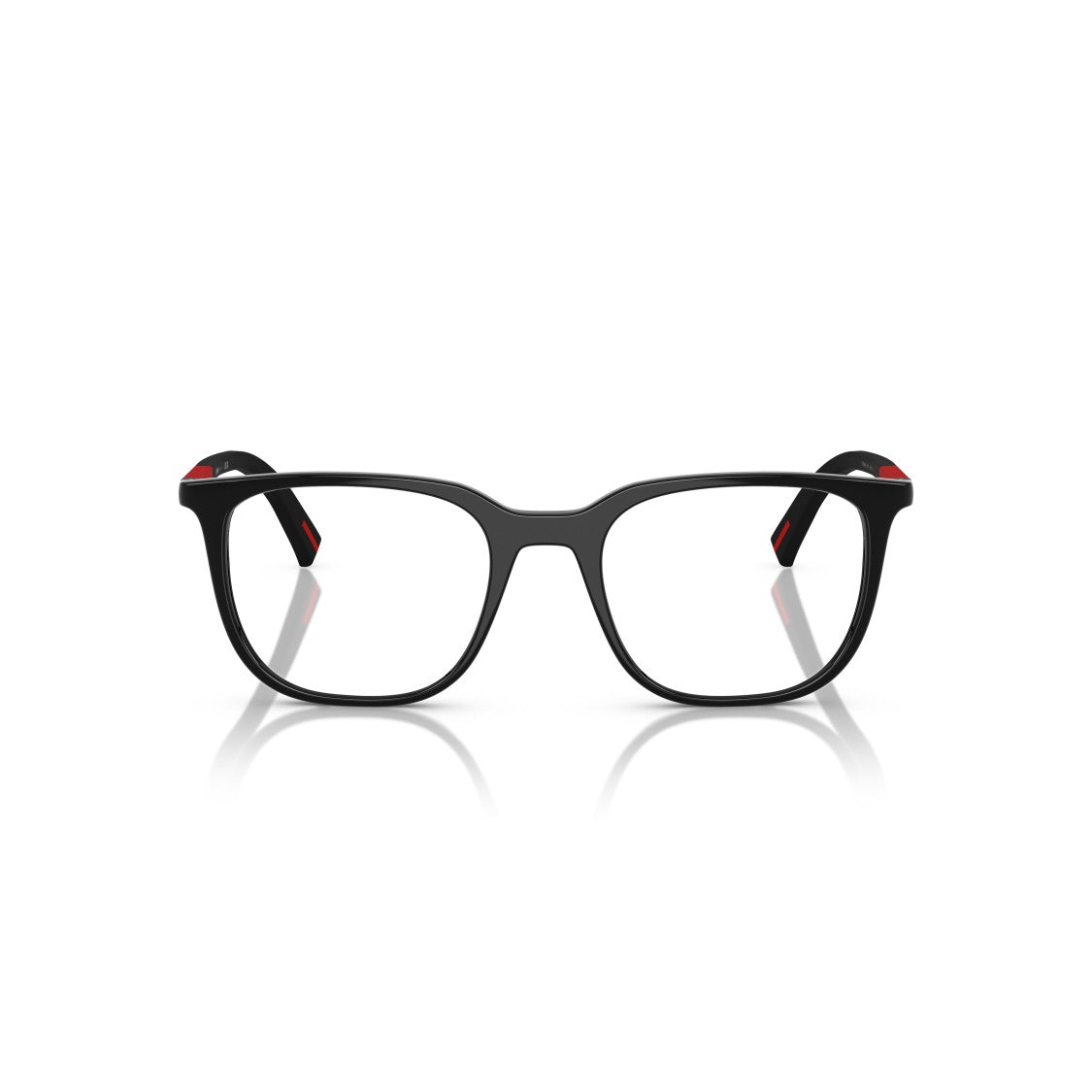 Prada Linea Rossa 0Ps 04Rv Rectangular Black Frame Eyeglasses