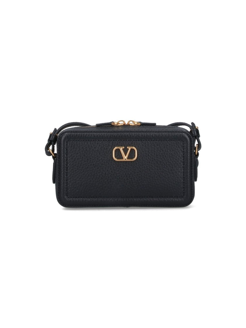 Valentino Garavani "Alltime" Mini Crossbody Bag Black