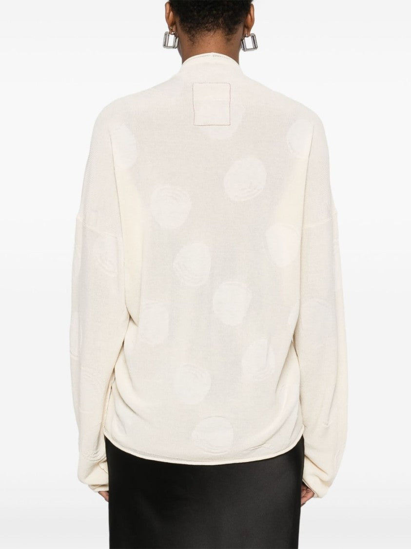 Uma Wang Textured Lightweight Cardigan With Relaxed Fit