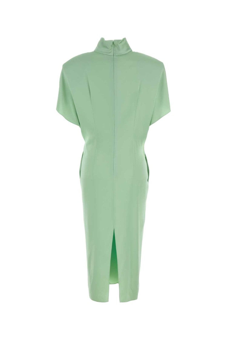 Stella Mccartney Mint Green Satin Dress