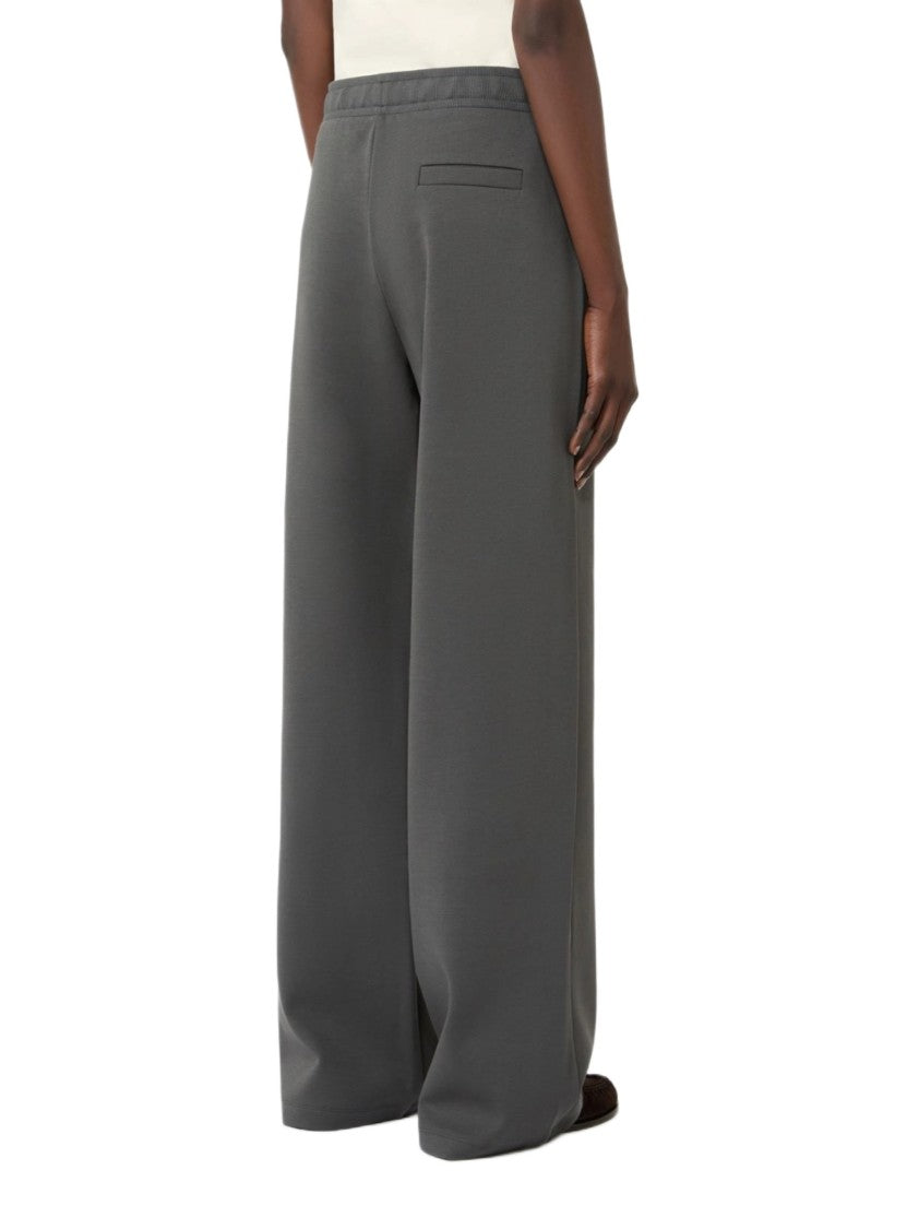Max Mara Wide-Leg Trousers With High Waist And Drawstring Detail