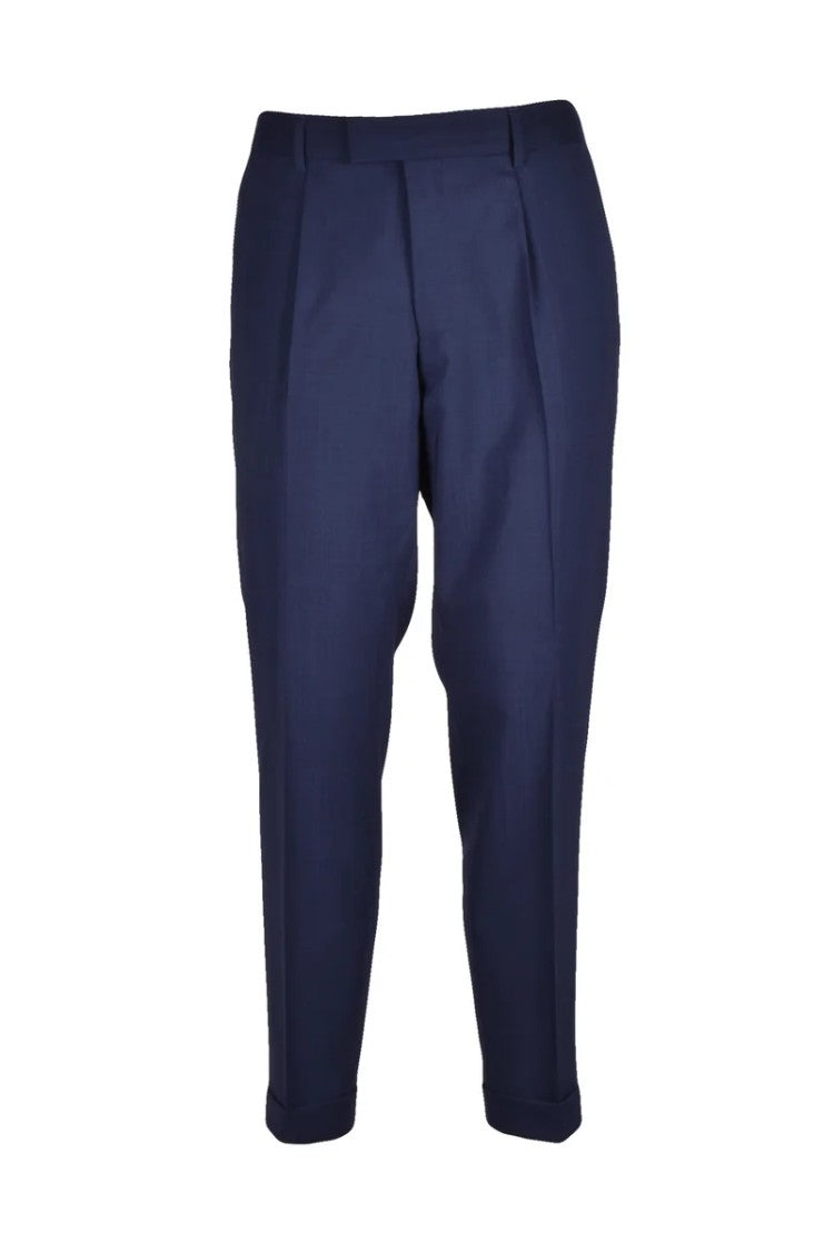 Boss Men's Double-Breasted Suit - Blue