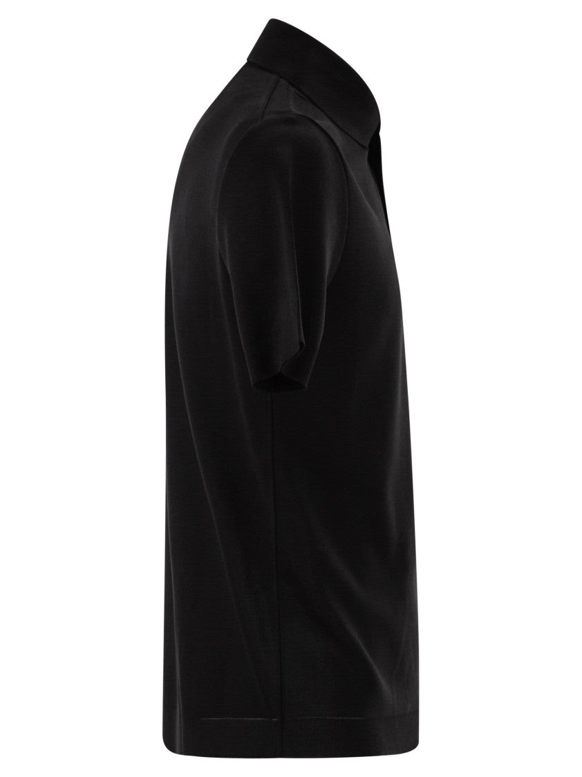 Herno Cotton Jersey Polo Shirt