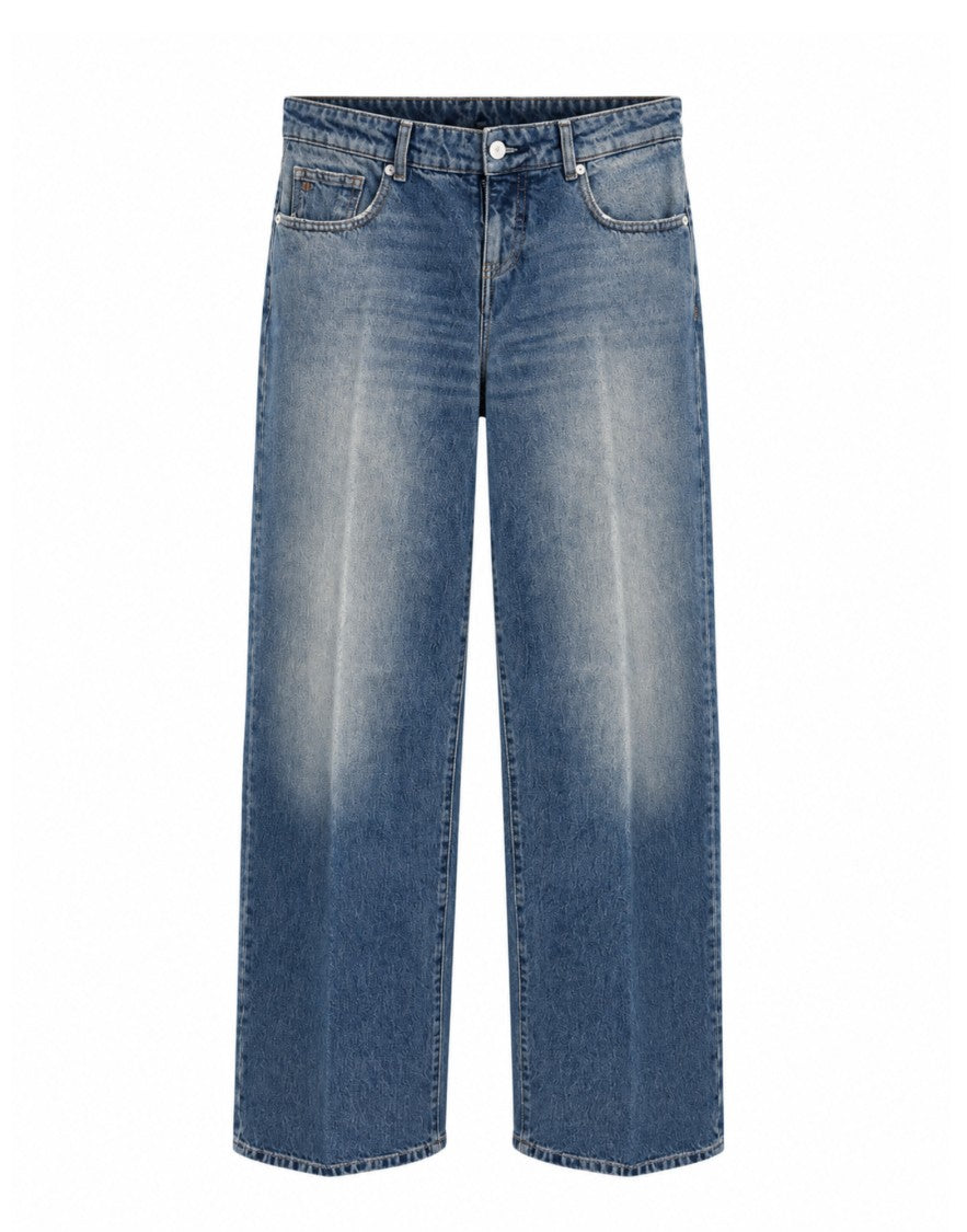 Nine In The Morning Blue Rocio Low Loose Boy Denim Jeans