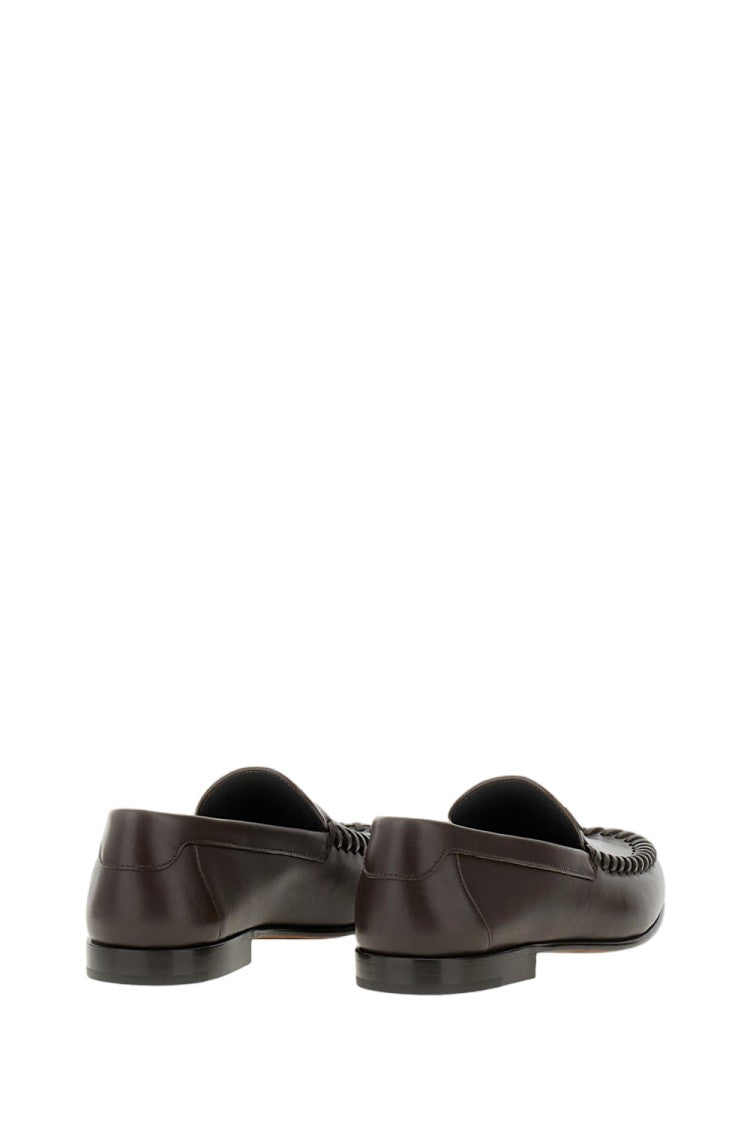 Fendi Classic Slim-Fit Leather Loafers