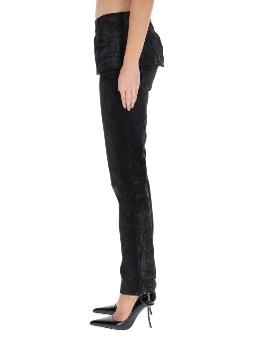 Diesel D-Hourjian Layered Waistband Jeans