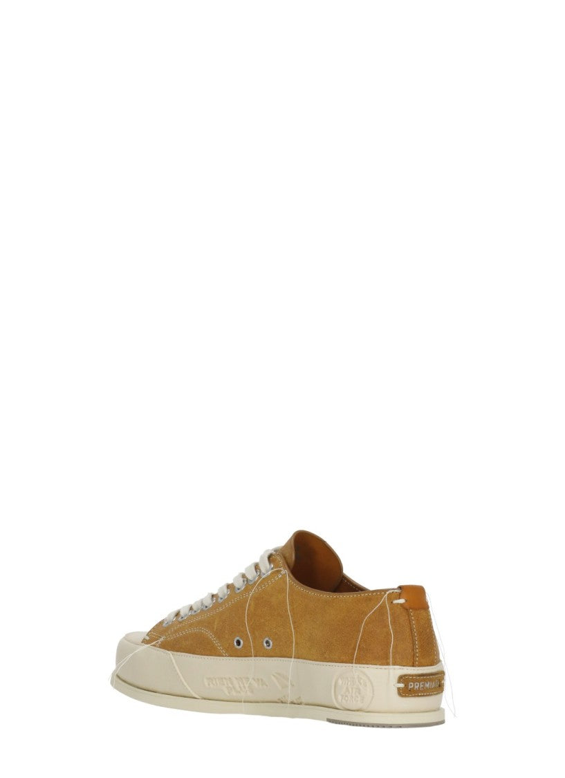 Prmt Ocra Vince 015 Lettering Leather Sneakers