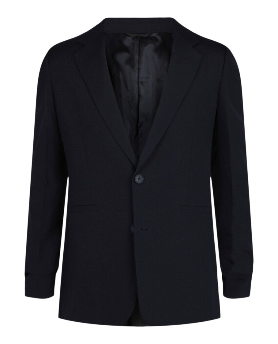 Givenchy Tailored Black Blazer With Classic Notched Lapels And Padded Shoulders