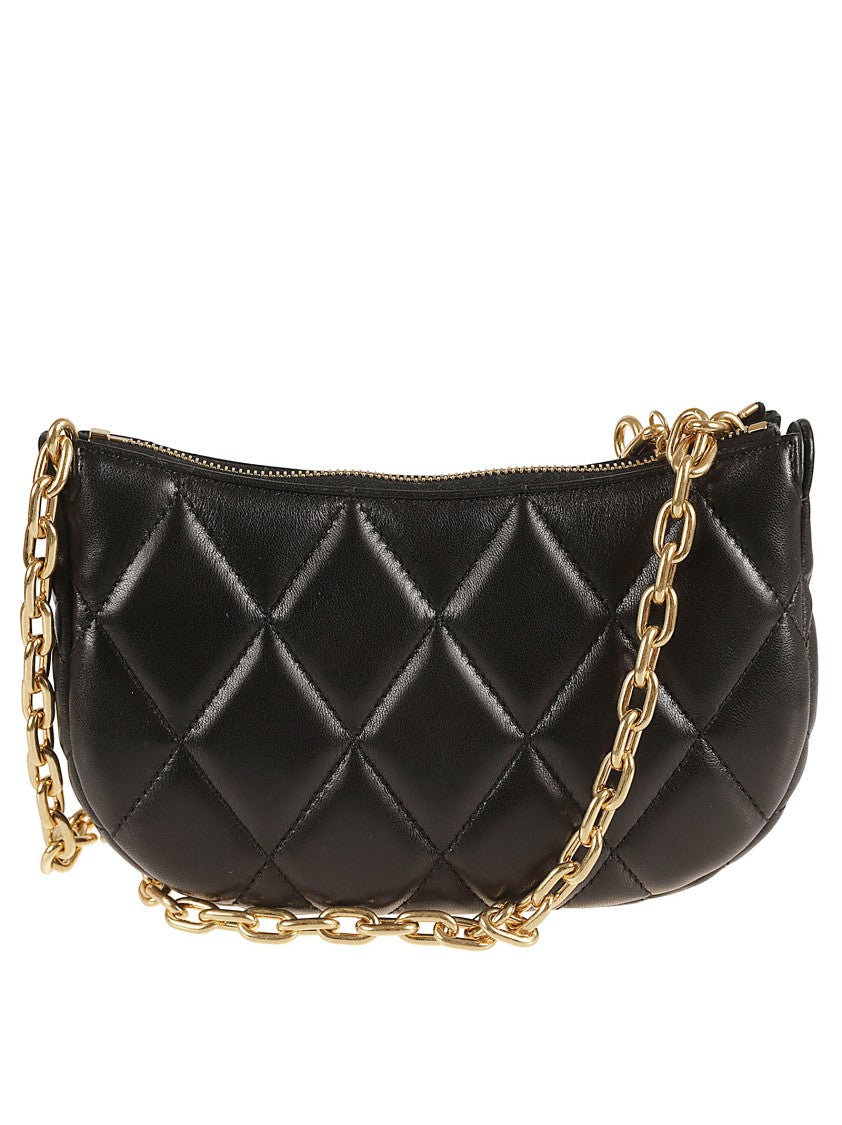 Burberry Quilted Black Lamb Leather Bag