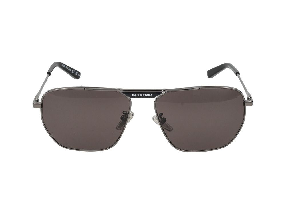 Balenciaga Grey Bb0298sa Metal Sunglasses