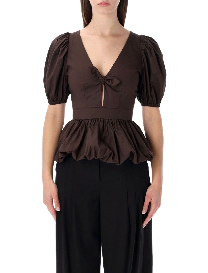Rotate Rotate Puffed Sleeve Bubble Top