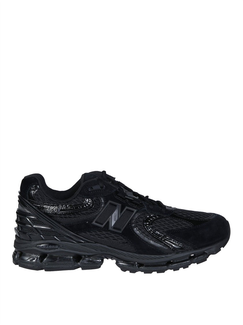 New Balance Contemporary All-Black Breathable Mesh Sneakers