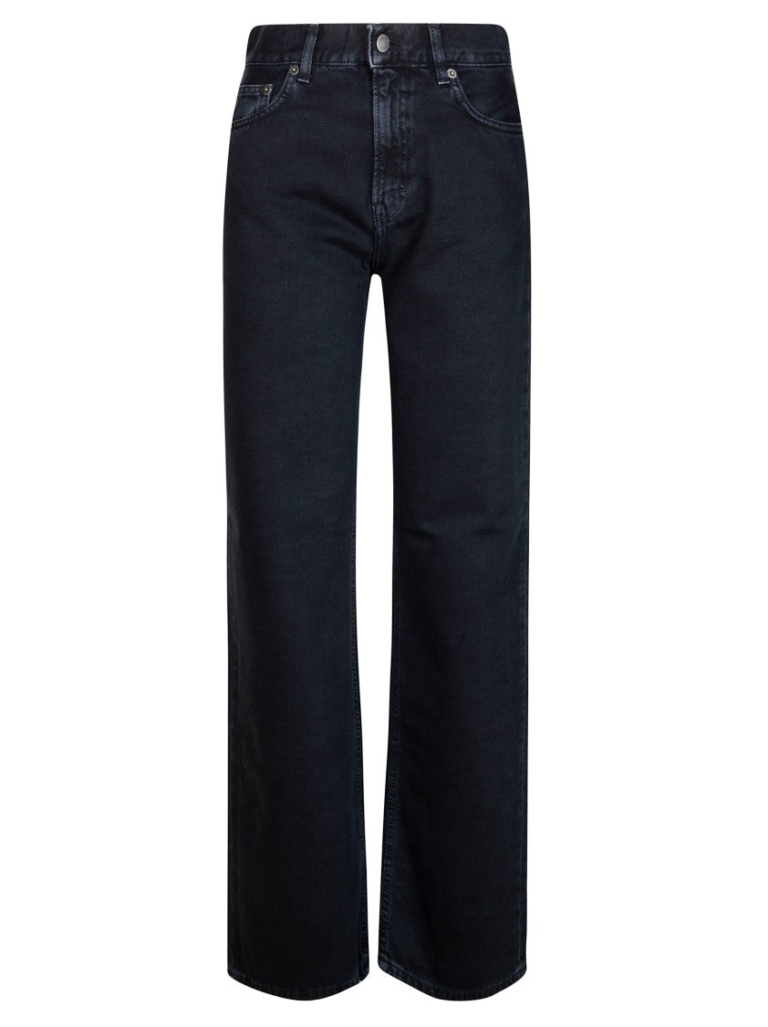 Haikure Black Cotton Dark Wash Jeans