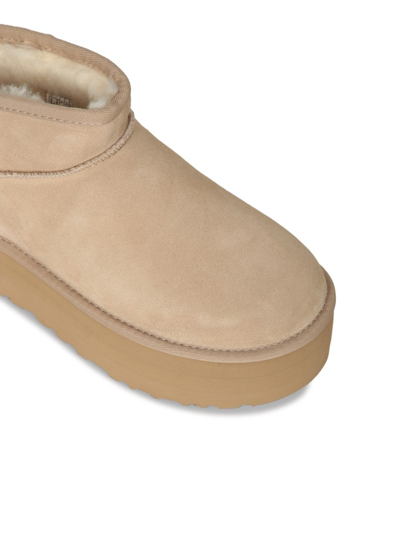 Ugg Sand Beige Soft Suede Ankle Boots