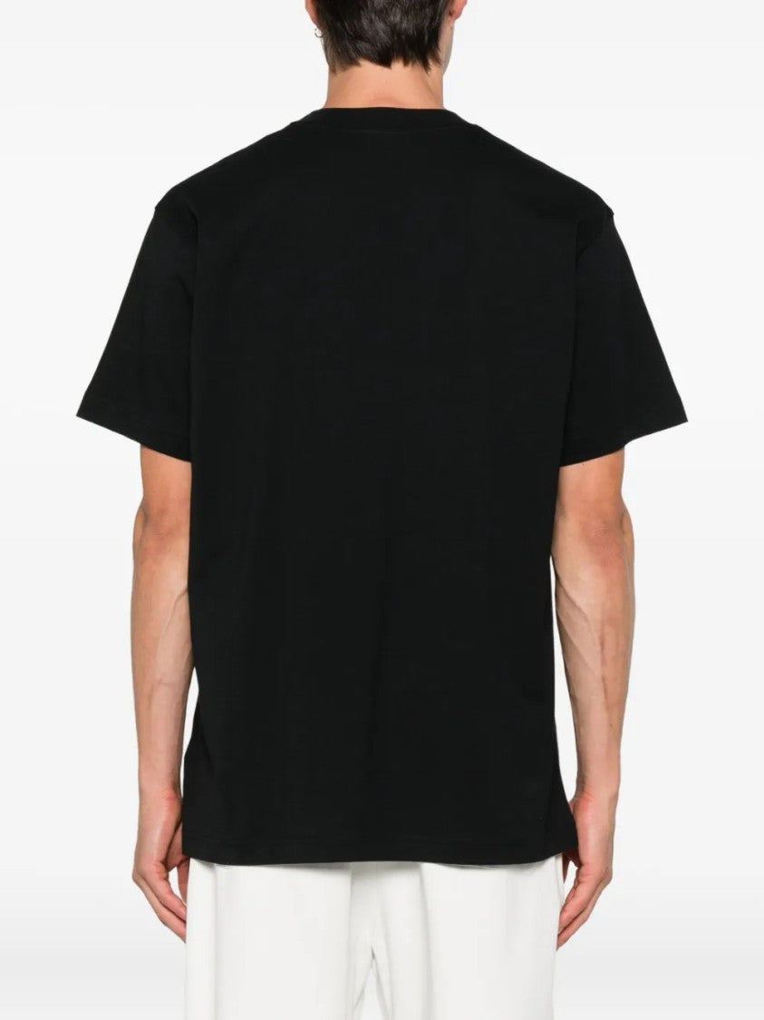 Moschino Regular Fit White T-Shirt With Round Neckline
