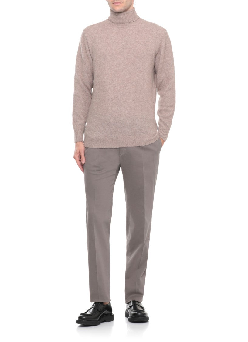 Incotex Tailored Grey Cotton Pants With Versatile Design