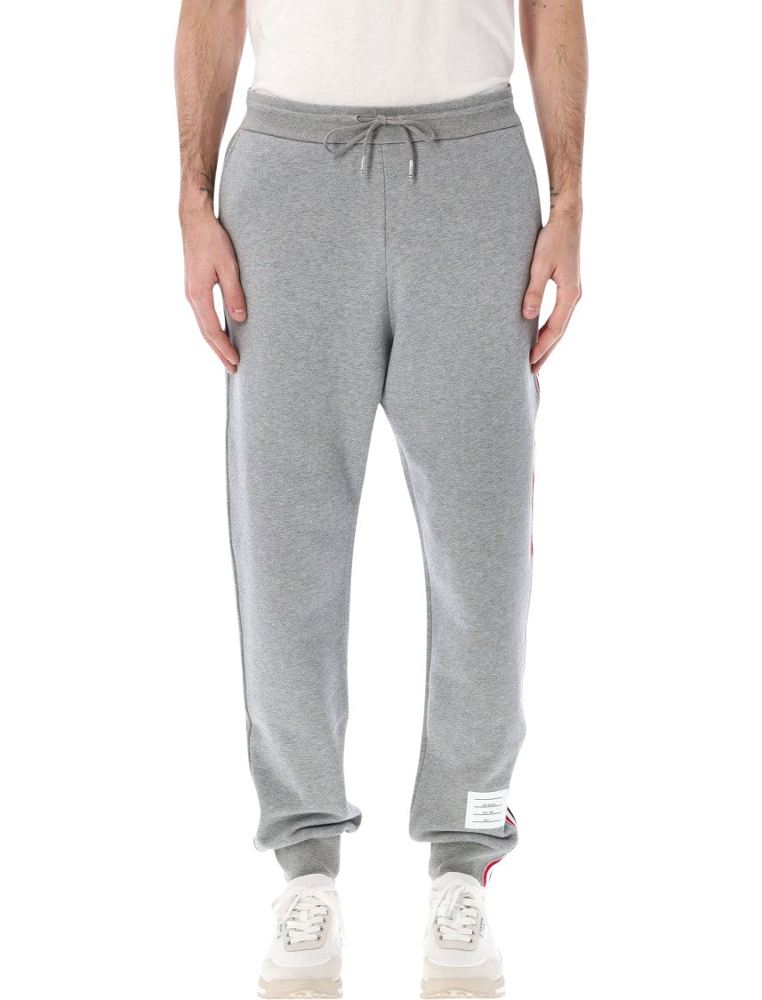 Thom Browne Grosgrain-Trimmed Tapered Sweatpants