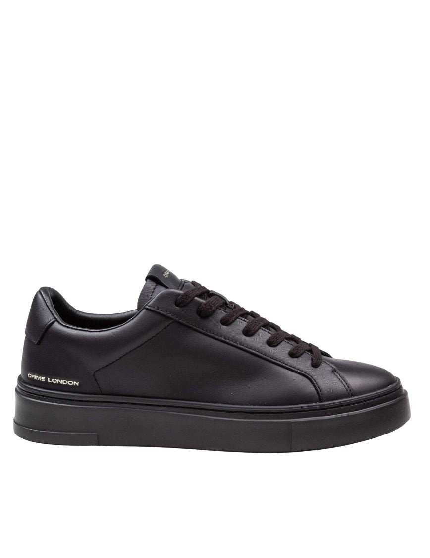 Crime London Crime Extralight Leather Sneakers, Black