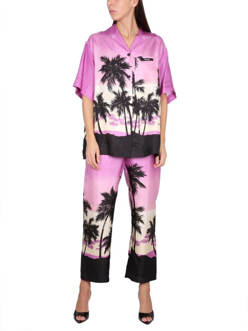 Palm Angels Sunset Print Shirt