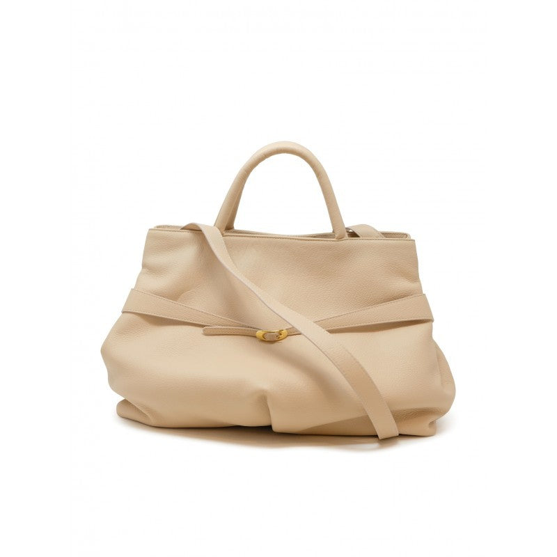Roberto Del Carlo Virna Nude Leather Bag