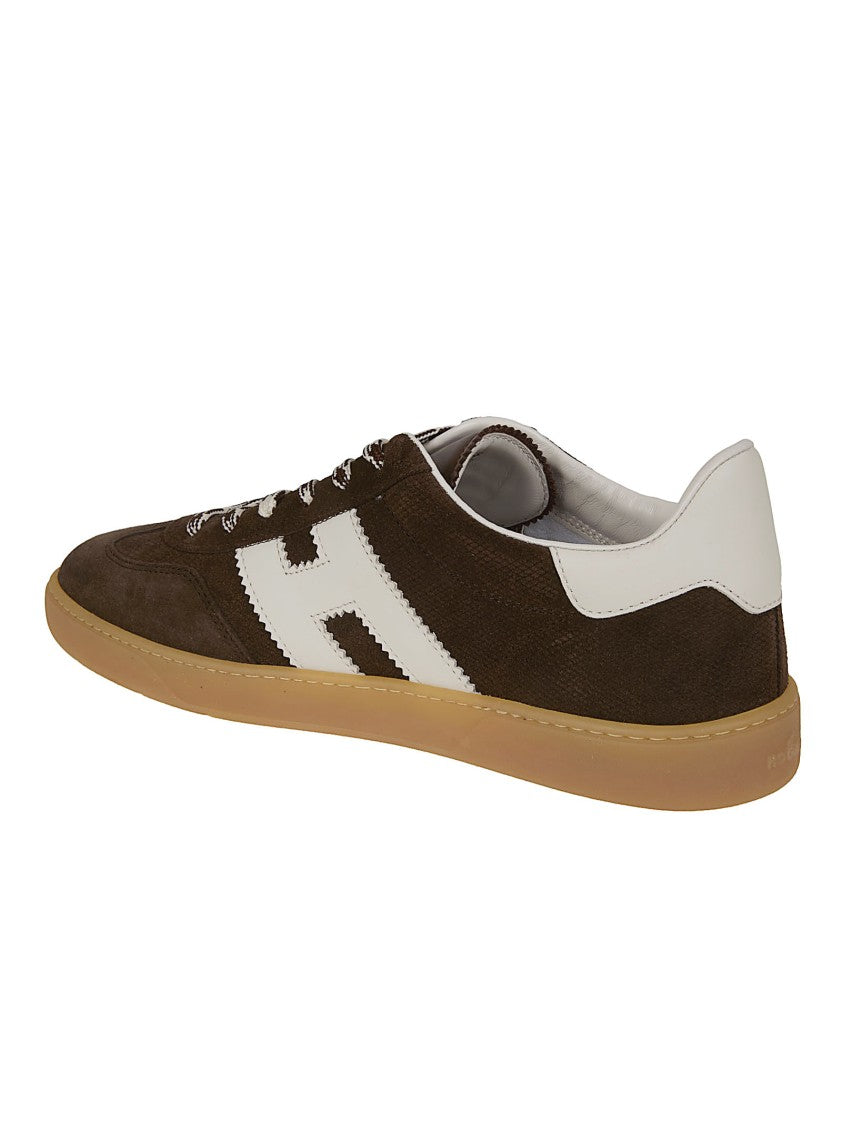Hogan Low-Top Sneakers With Amber Rubber Sole