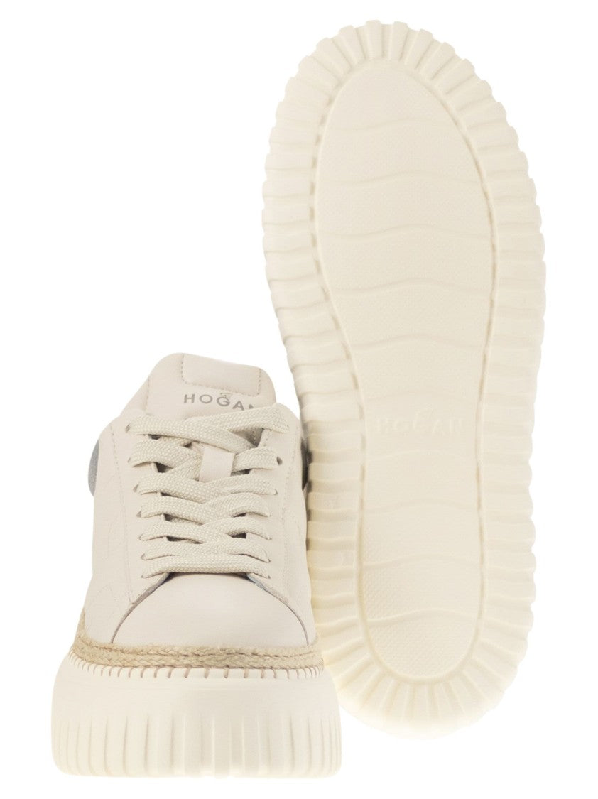 Hogan H-Stripes - Leather Trainers