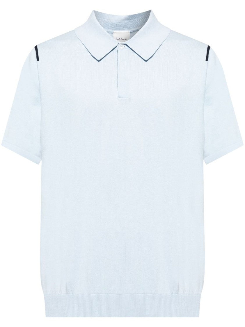 Paul Smith Light Blue Short-Sleeved Sweater
