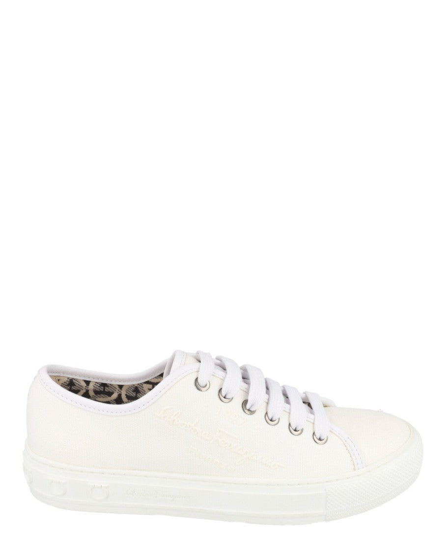 Ferragamo Mediterranean Low-Top Sneakers