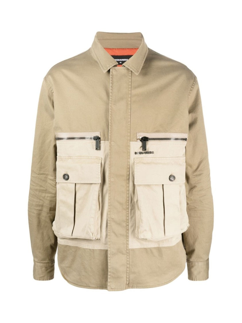 Dsquared2 Flap Pocket Padded Coach Jacket