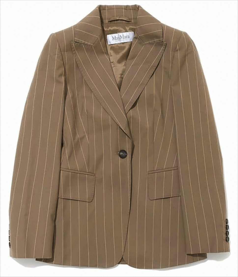 Max Mara Tailored Brown Suit Jacket
