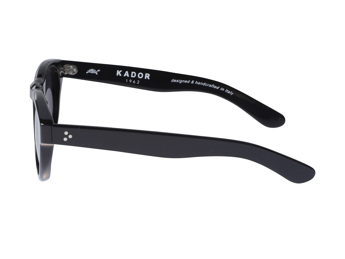 Kador Silver Kosmo/N Glossy Round Sunglasses