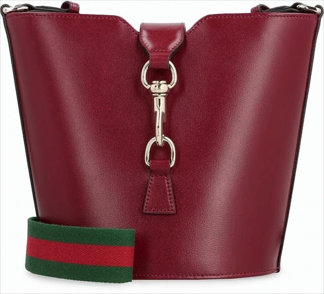 Gucci Structured Leather Shoulder Bag