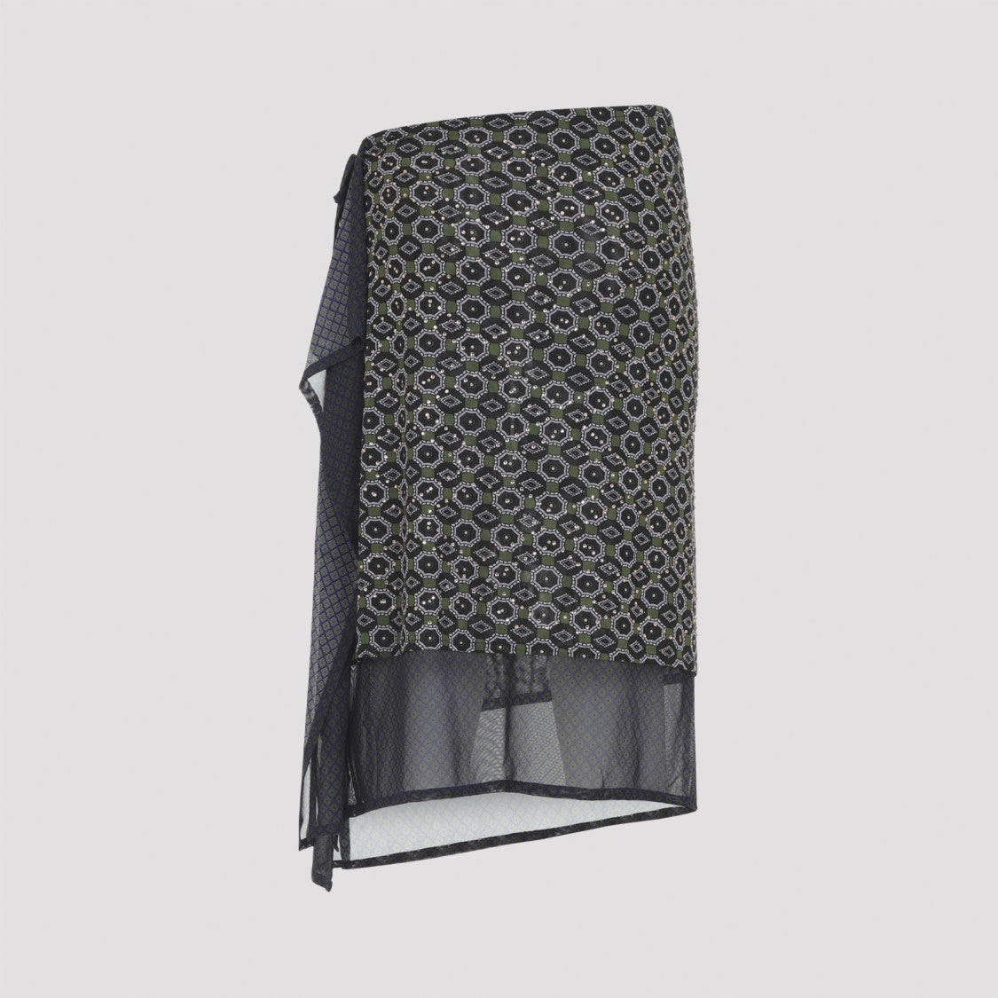 Dries Van Noten Homili Midi Skirt