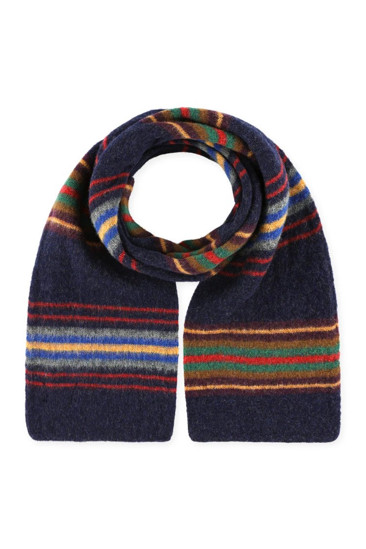 Howlin Shetland Wool Striped Scarf