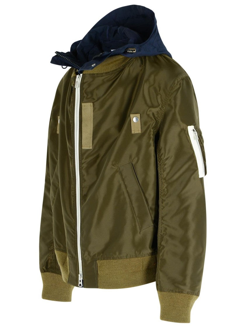 Sacai Green Nylon Jacket