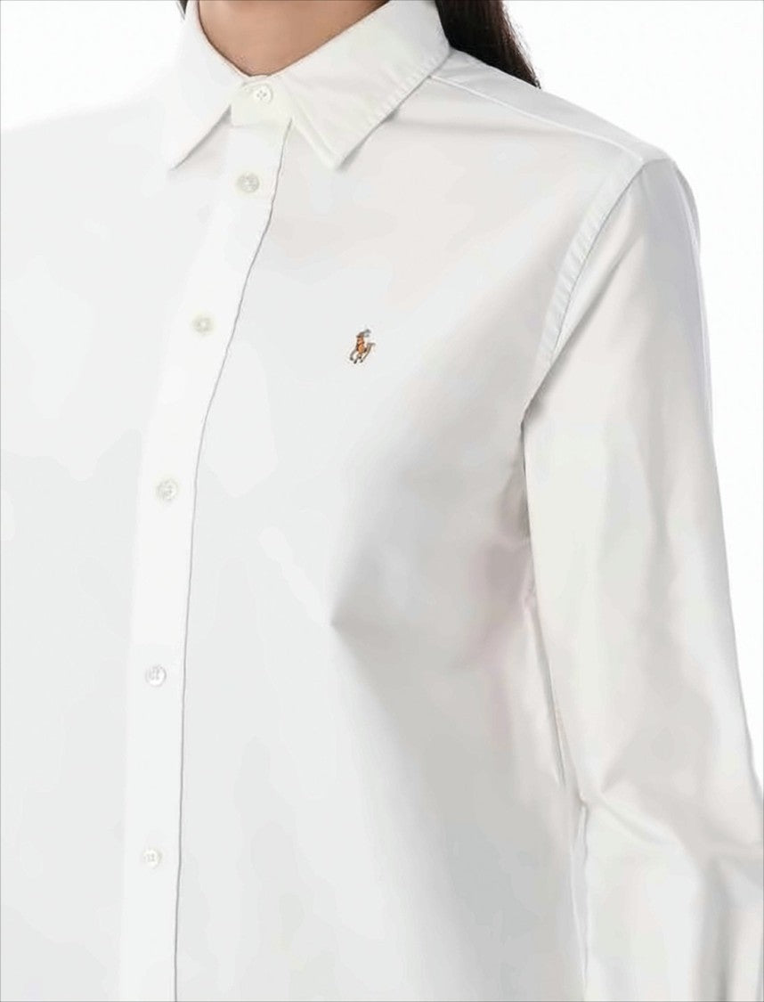 Polo Ralph Lauren Long-Sleeve Button-Up Shirt With Pointed Collar