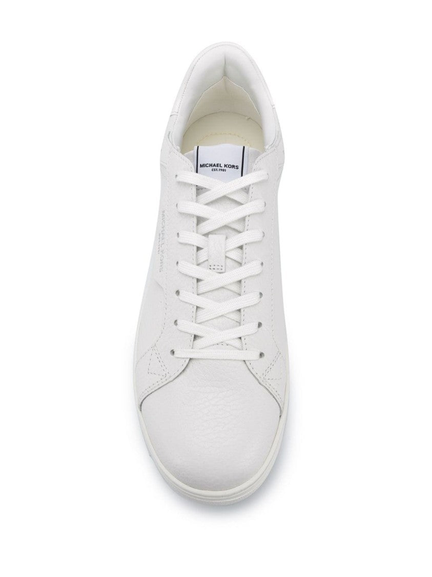 Michael Kors Keating Minimalist White Leather Sneakers