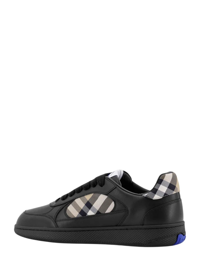 Burberry Black Leather Sneakers
