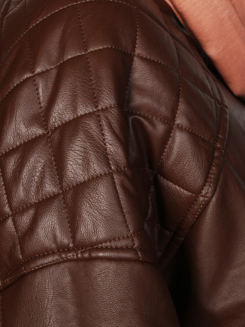 Marbell Eco-Friendly Black Leather Look Jacket