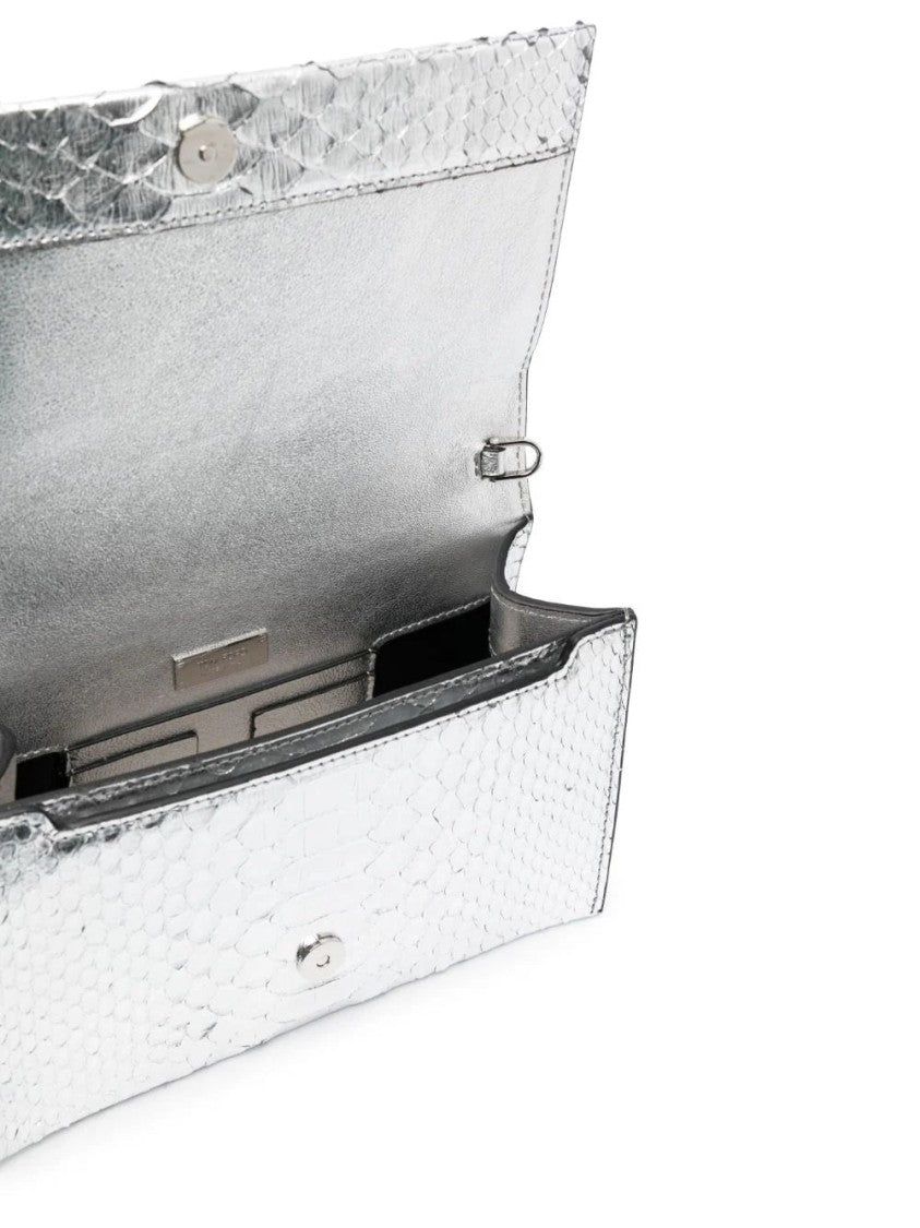 Tom Ford Tf Disco Silver Python Bag
