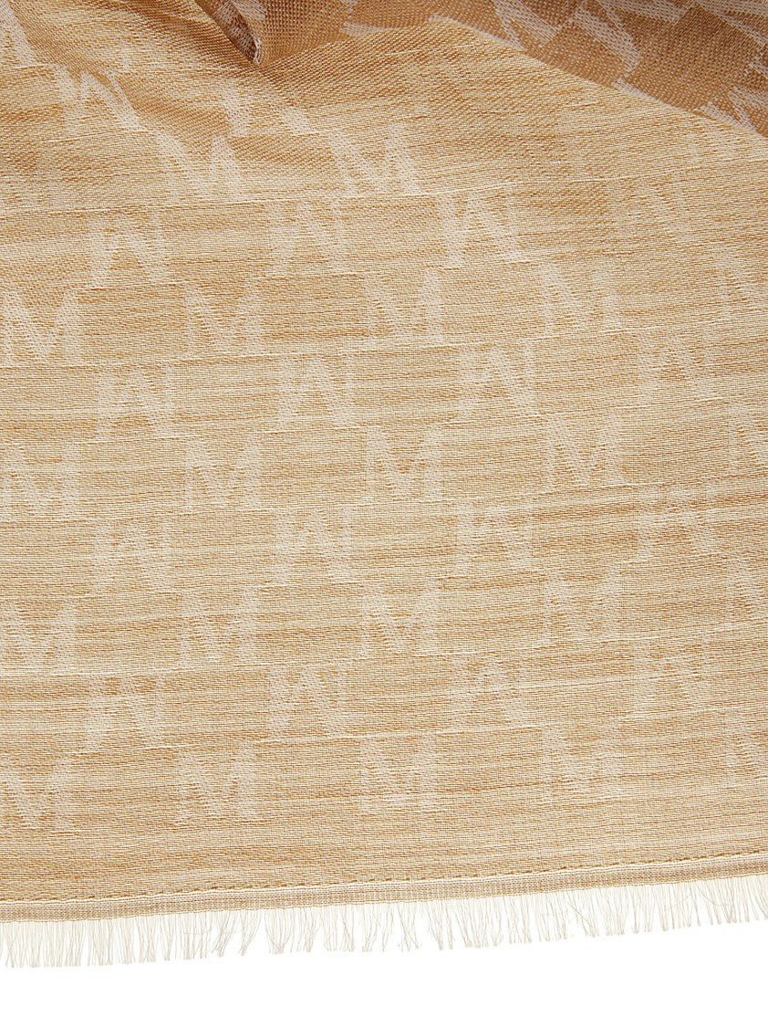 Max Mara Mxapaniere Fringed Cotton Blend Scarf