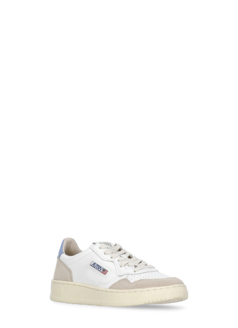 Autry White Leather Sneakers