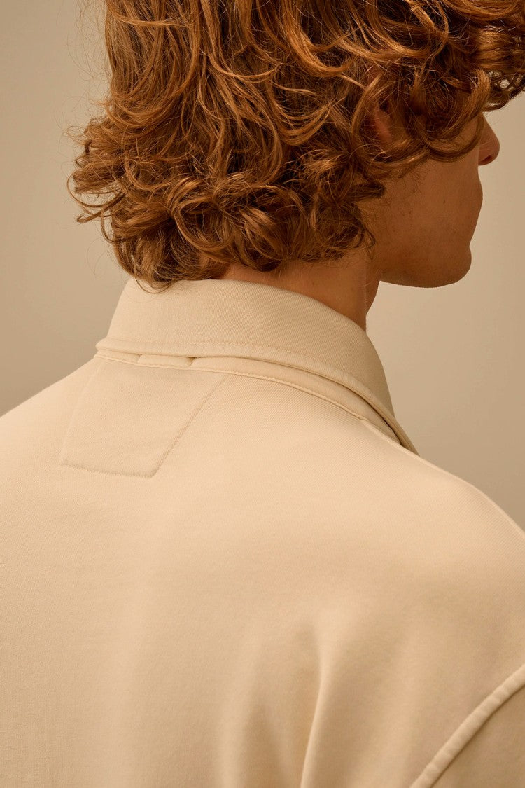 C.P. Company Sand Lens Detail Collared Cotton Jacket