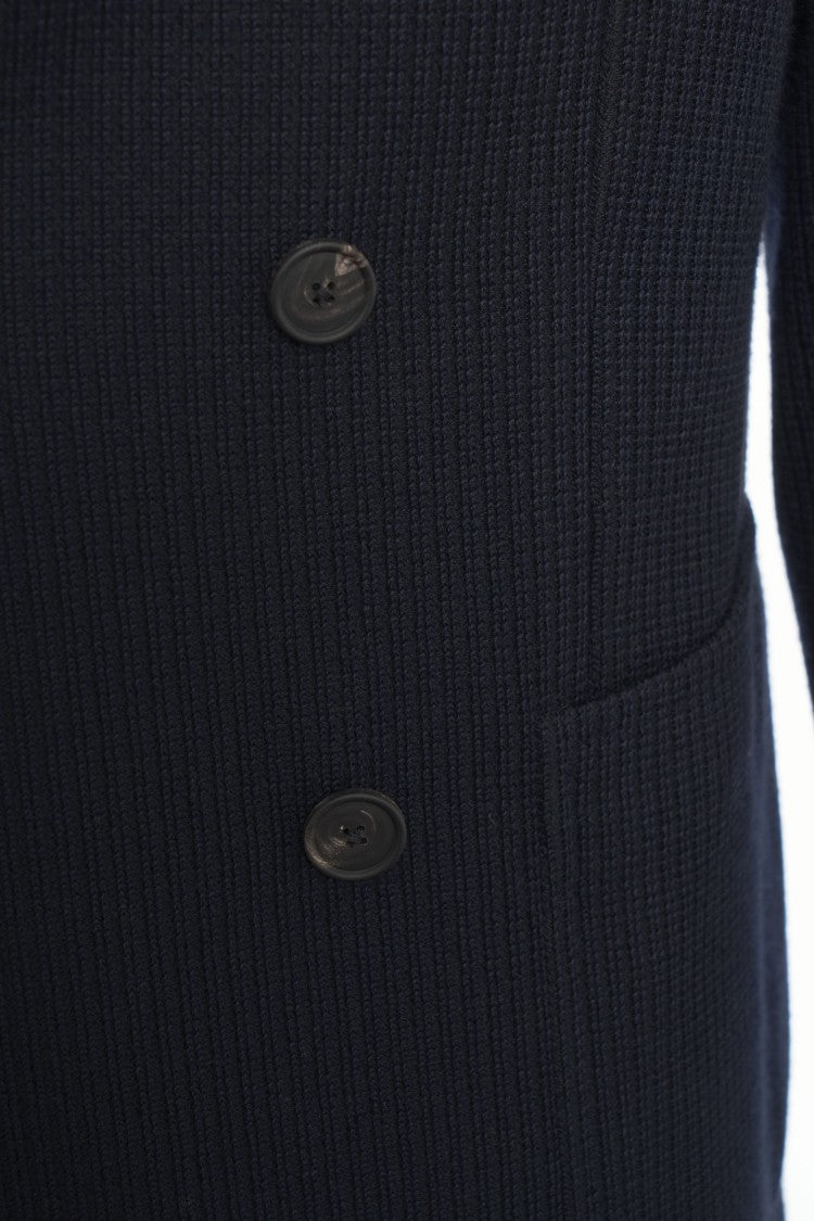Tagliatore Double-Breasted Knit Blazer