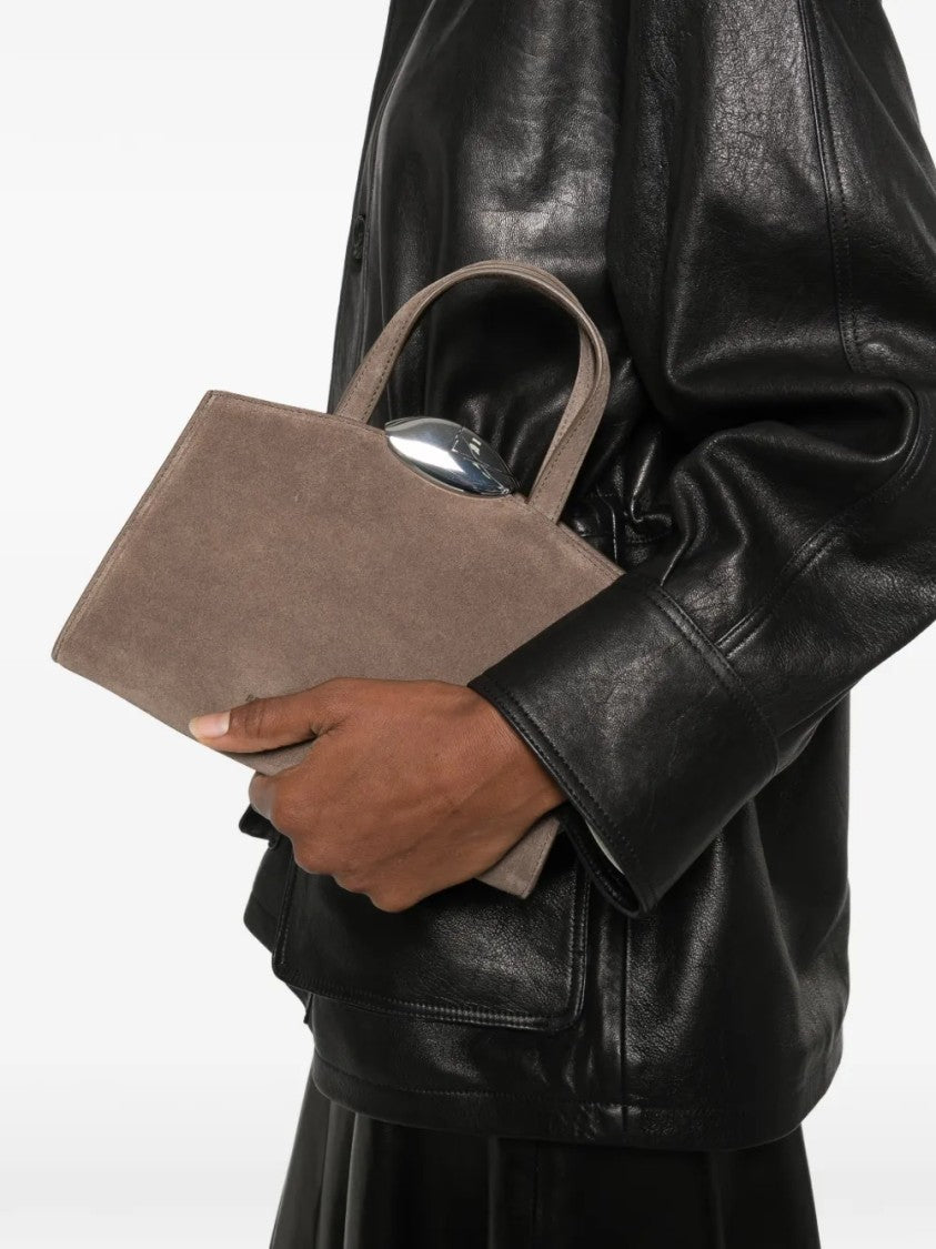 Benedetta Bruzziches Structured Handbag With Detachable Shoulder Strap