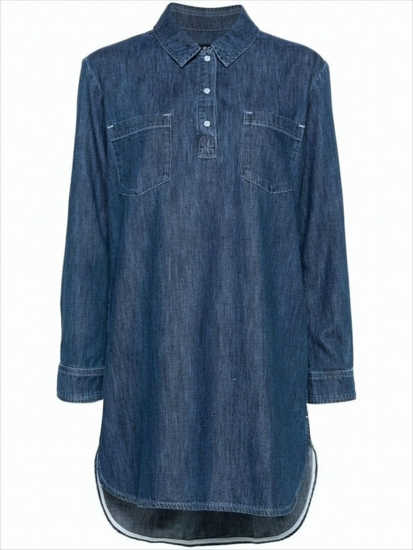 A.P.C. Relaxed Denim Midi Dress