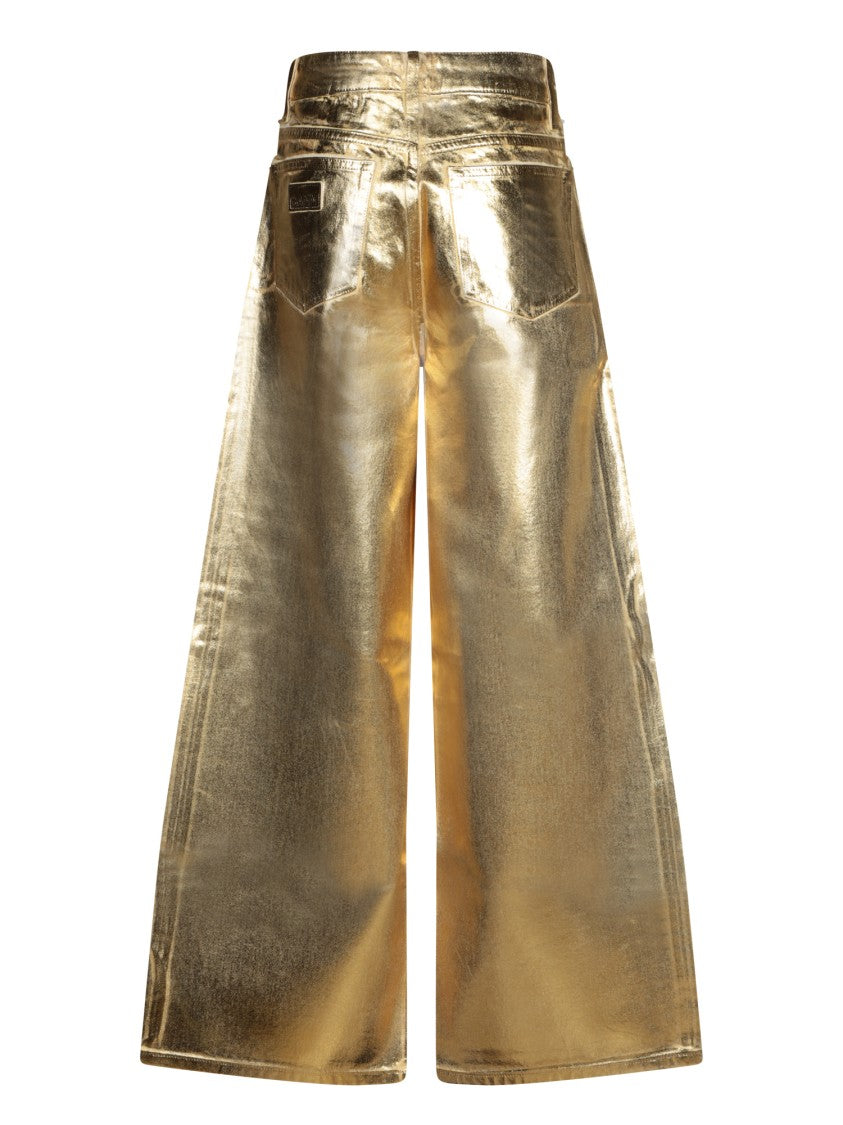 Ganni Metallic Jeans