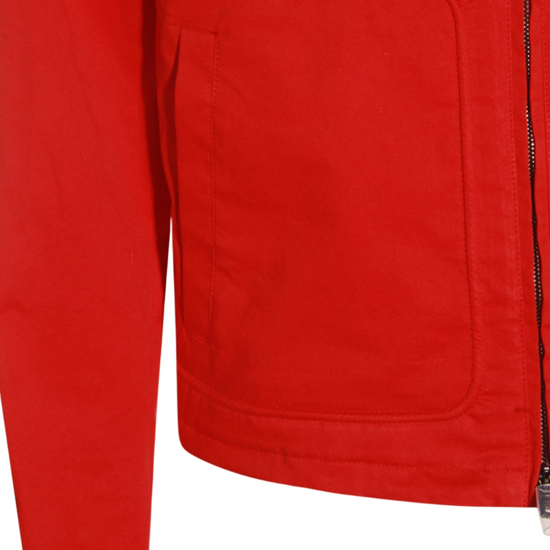 Amiri Red Casual Jacket With Embroidered Details